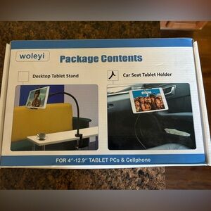Woleyi Desktop Car Seat Tablet Holder